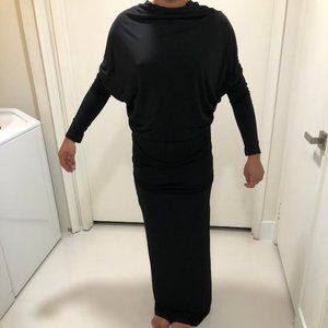 Black Open Back dress